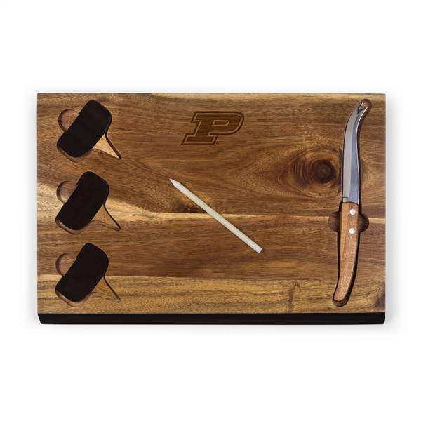 Purdue Boilermakers Cutting Board Set with Labels
