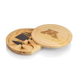 Minnesota Golden Gophers Cheese Tools Set and Small Cutting Board