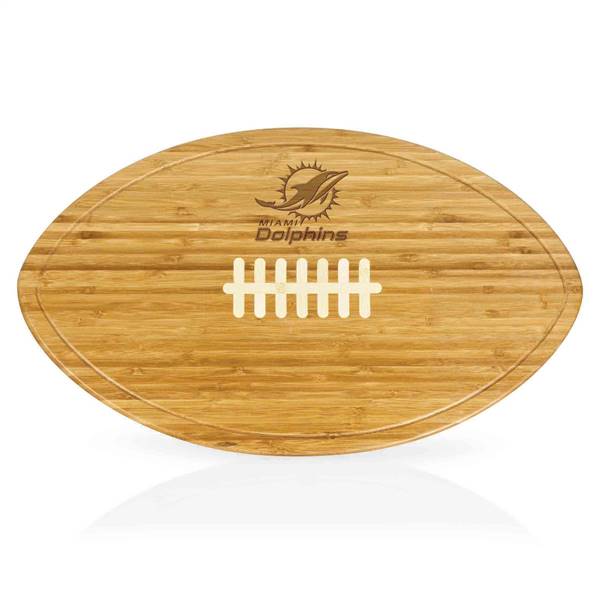 Miami Dolphins XL Football Cutting Board