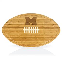 Michigan Wolverines XL Football Serving Board