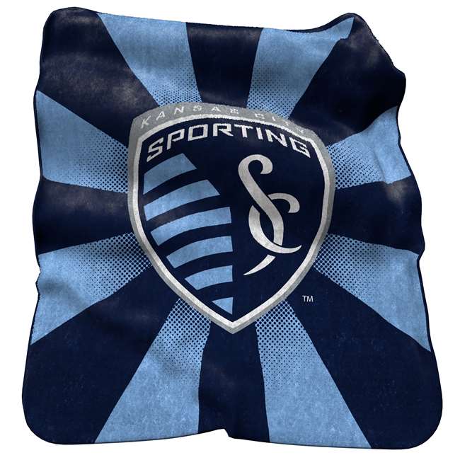 Sporting Kansas City  Raschel Throw Fleece Blanket