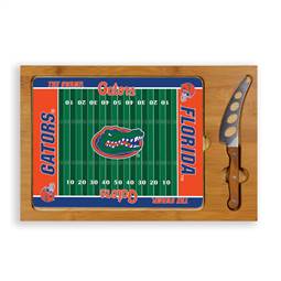 Florida Gators Glass Top Cutting Board and Knife