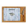 Nashville Predators Glass Top Cutting Board and Knife