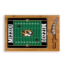 Missouri Tigers Glass Top Cutting Board and Knife
