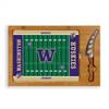 Washington Huskies Glass Top Cutting Board and Knife