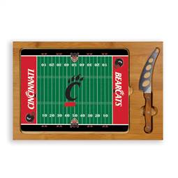 Cincinnati Bearcats Glass Top Cutting Board and Knife