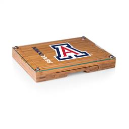 Arizona Wildcats Glass Top Cheese Cutting Board and Tools