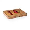 Louisville Cardinals Glass Top Cheese Cutting Board and Tools