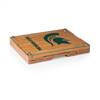 Michigan State Spartans Glass Top Cheese Cutting Board and Tools