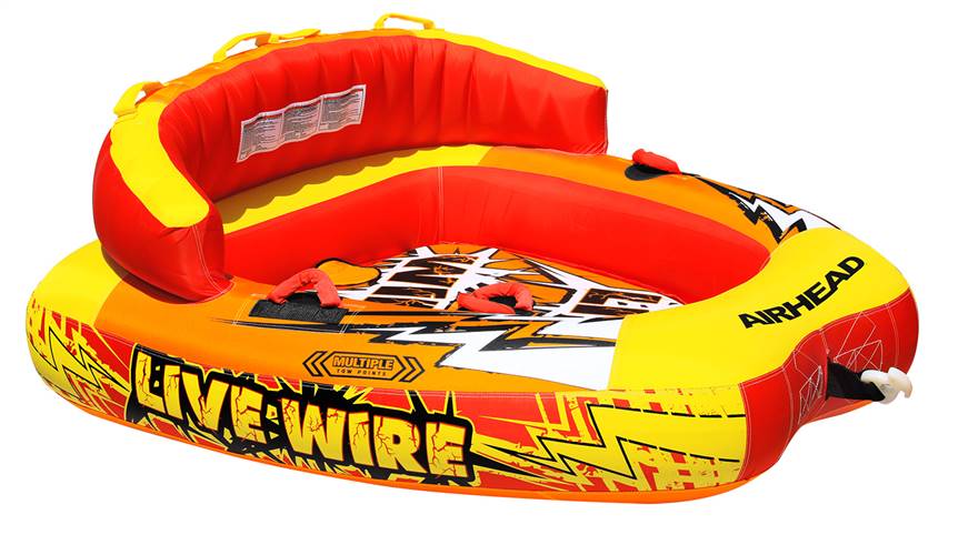 Airhead Live Wire 2 Person Towable Tube 