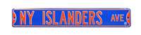 New York Islanders Steel Street Sign-NY ISLANDERS AVE    