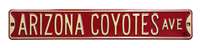 Arizona Coyotes Steel Street Sign-ARIZONA COYOTES AVE    