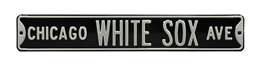 Chicago White Sox Steel Street Sign-CHICAGO WHITE SOX AVE    