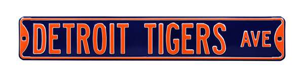 Detroit Tigers Steel Street Sign-DETROIT TIGERS AVE