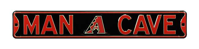 Arizona Diamondbacks Steel Street Sign with Logo-MAN CAVE   