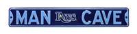 Tampa Bay Rays Steel Street Sign with Logo-MAN CAVE   