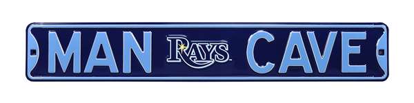 Tampa Bay Rays Steel Street Sign with Logo-MAN CAVE   