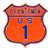 Syracuse Orange  Steel Route Sign-ORANGEMEN US-1   