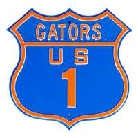 Florida Gators  Steel Route Sign-US-1   