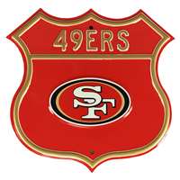 San Francisco 49ers Steel Route Sign   