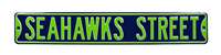 Seattle Seahawks Steel Street Sign-SEAHAWKS STREET   