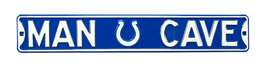Indianapolis Colts Steel Street Sign with Logo-MAN CAVE   