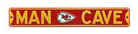 Kansas City Chiefs Steel Street Sign with Logo-MAN CAVE   