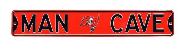 Tampa Bay Bucs Steel Street Sign with Logo-MAN CAVE   