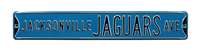 Jacksonville Jaguars Steel Street Sign-JACKSONVILLE JAGUARS AVE    