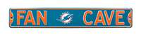 Miami Dolphins Steel Street Sign with Logo-FAN CAVE   