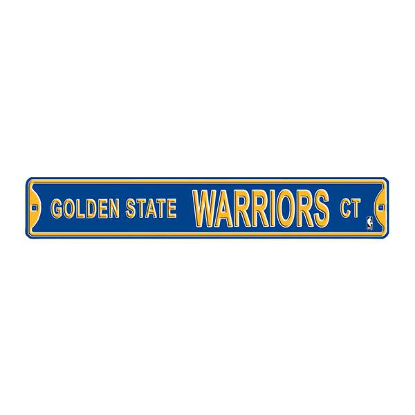 Golden State Warriors Steel Street Sign-GOLDEN STATE WARRIORS CT    