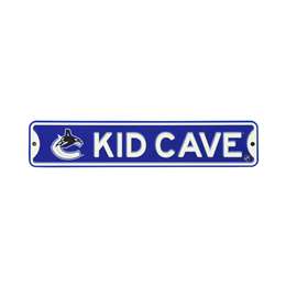 Vancouver Canucks  Steel Kid Cave Sign   