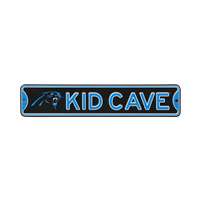 Carolina Panthers Steel Kid Cave Sign   
