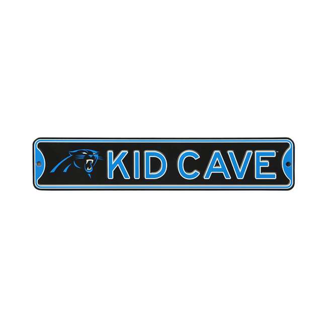 Carolina Panthers Steel Kid Cave Sign   