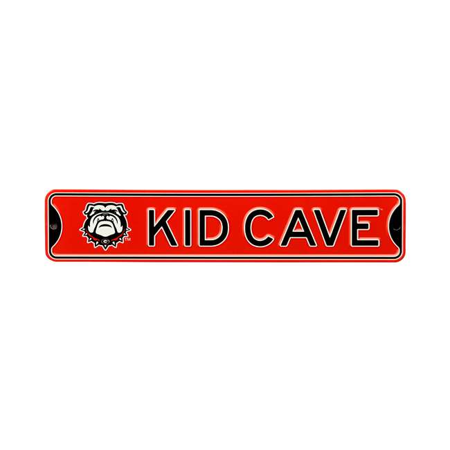 Georgia Bulldogs  Steel Kid Cave Sign   