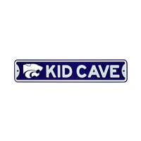 Kansas State Wildcats  Steel Kid Cave Sign   