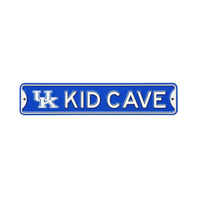 Kentucky Wildcats  Steel Kid Cave Sign   