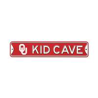 Oklahoma Sooners  Steel Kid Cave Sign   