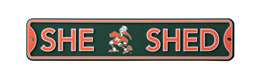 Miami Hurricanes  Steel She Shed Sign   