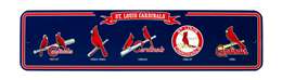 St Louis Cardinals  Steel Legacy Sign