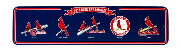 St Louis Cardinals  Steel Legacy Sign   