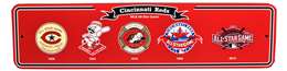 Cincinnati Reds  Steel Legacy Sign   