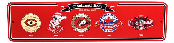 Cincinnati Reds  Steel Legacy Sign   