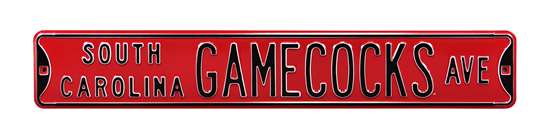 South Carolina Gamecocks Steel Street Sign-SOUTH CAROLINA GAMECOCKS AVE    
