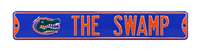 Florida Gators Steel Street Sign with Logo-THE SWAMP   