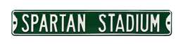 Michigan State Spartans Steel Street Sign-SPARTAN STADIUM    