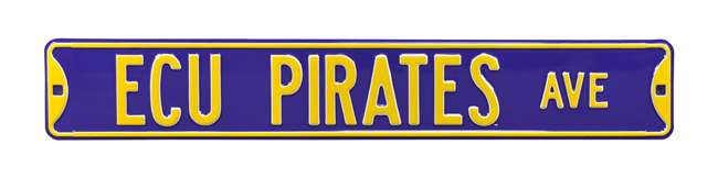 East Carolina Pirates Steel Street Sign-ECU PIRATES AVE    