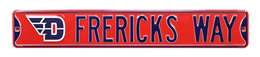 Dayton Flyers Steel Street Sign with Logo-FRERICK'S WAY    