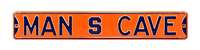 Syracuse Orange Steel Street Sign with Logo-MAN CAVE    