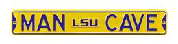 LSU Tigers Steel Street Sign with Logo-MAN CAVE   